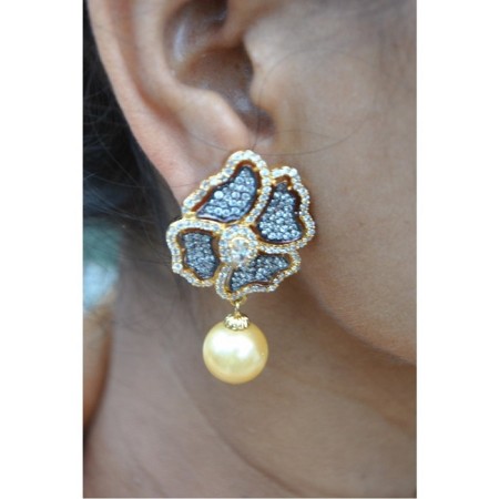 Flower Diamond Earrings